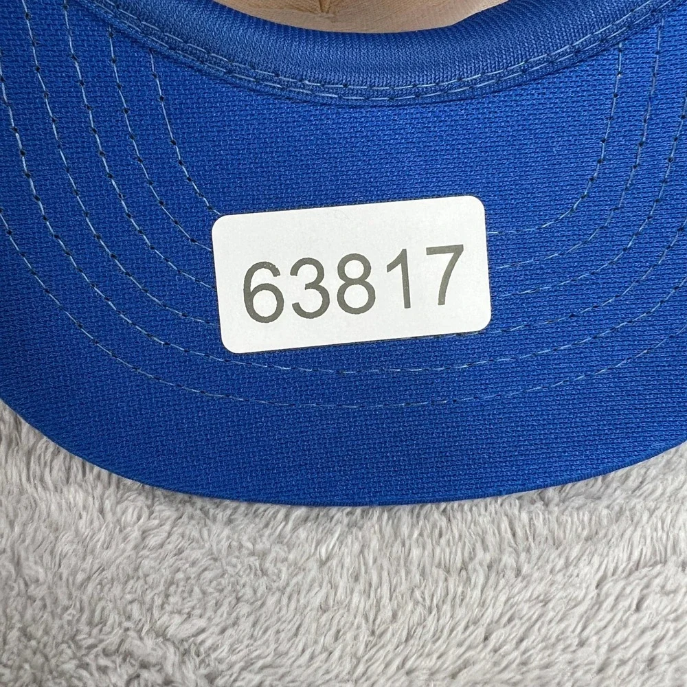 Vintage 1983 Fudge Champ Trucker Hat Large Blue Mesh Snapback Sportcap Retro